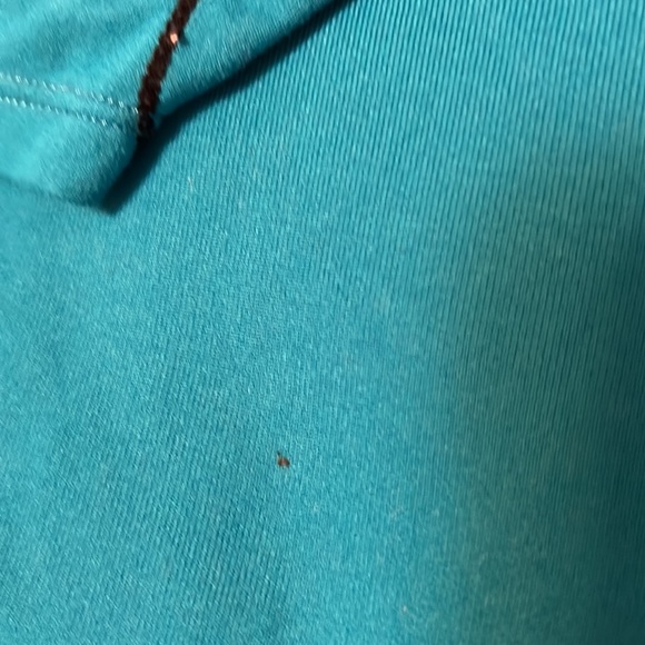 Nike long sleeved top - Turquoise - zipper neck and reflective details - Large - Picture 9 of 10